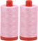 2-Pack - Aurifil 50WT - Baby Pink (2423) Solid - Mako Cotton Thread - 1422 Yards Each